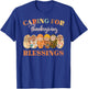 Caring For Thanksgiving Blessings Mother Baby NICU Nurse T-Shirt - T-Shirt | Royal