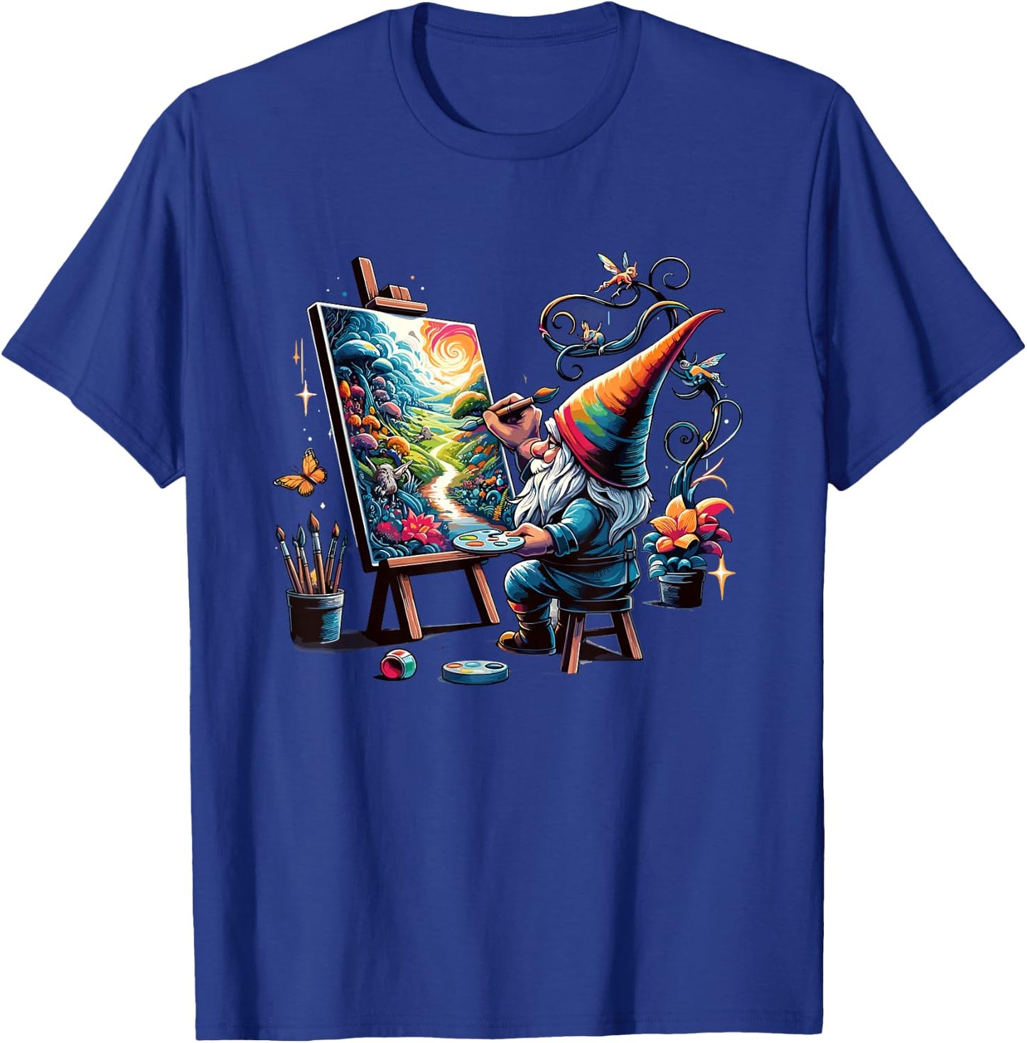 Garden Gnomes Gnome Lover Funny Gnome Gardening T-Shirt - T-Shirt | Royal