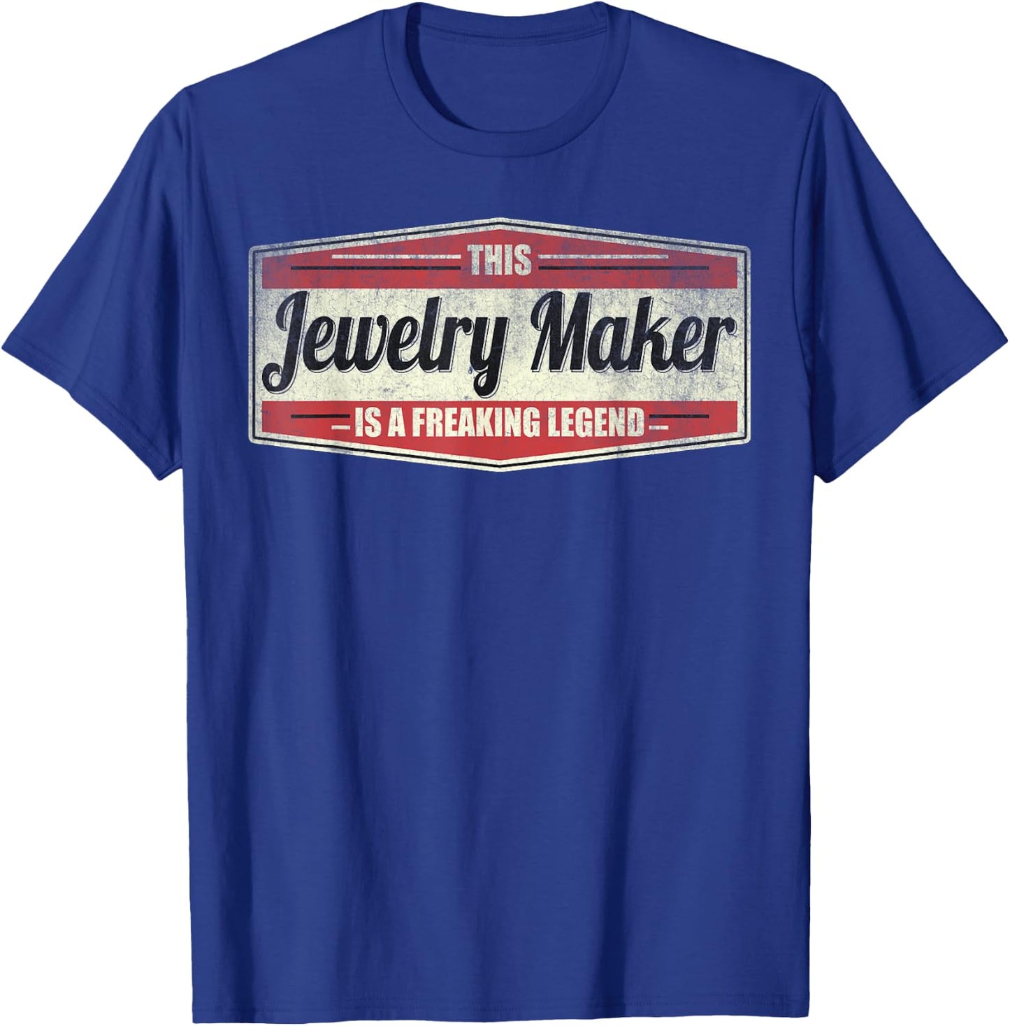 Funny Profession Quote Vintage Jewelry Maker T-Shirt - T-Shirt | Royal