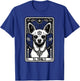 Tarot Card Dog The Devil, Satanic Goth Halloween Chihuahua Men Women T-Shirt - T-Shirt | Royal