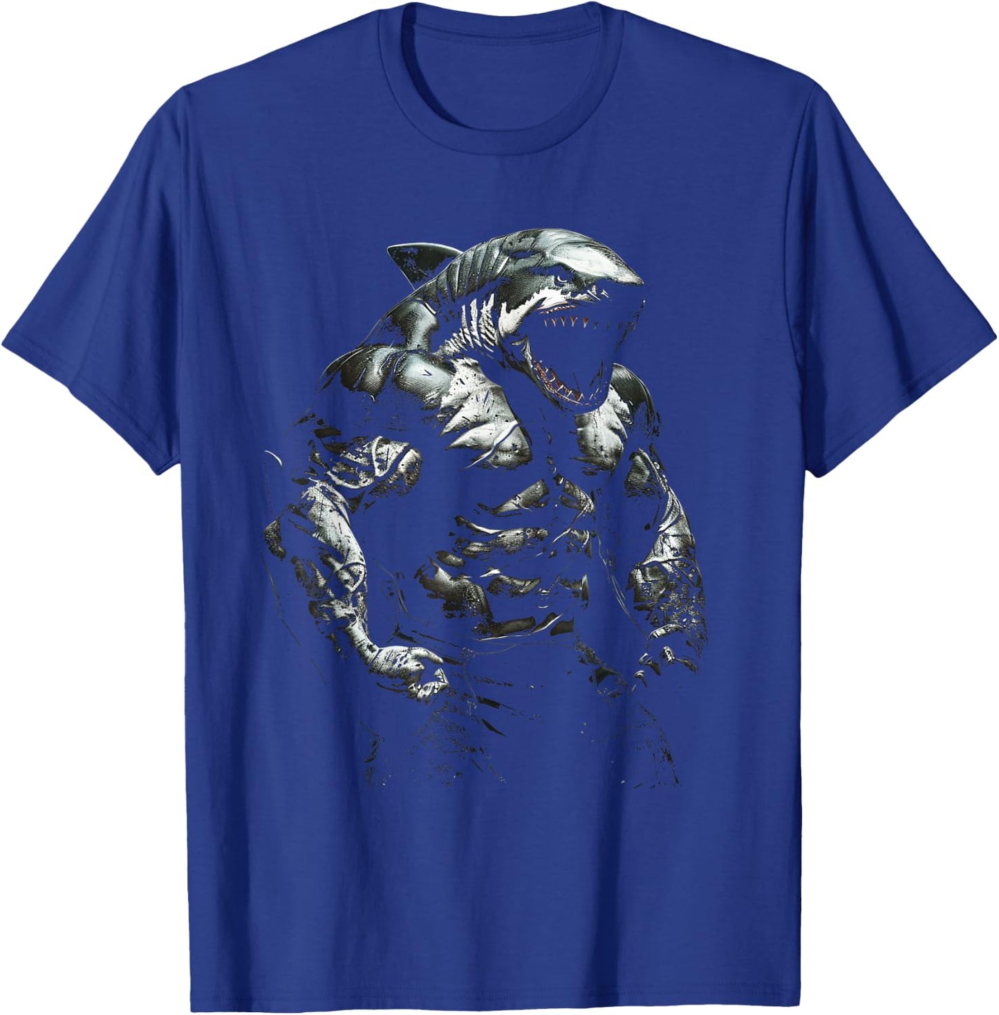 White Shark Gym Wear Bodybuilding Workout Motivation T-Shirt - T-Shirt | Royal