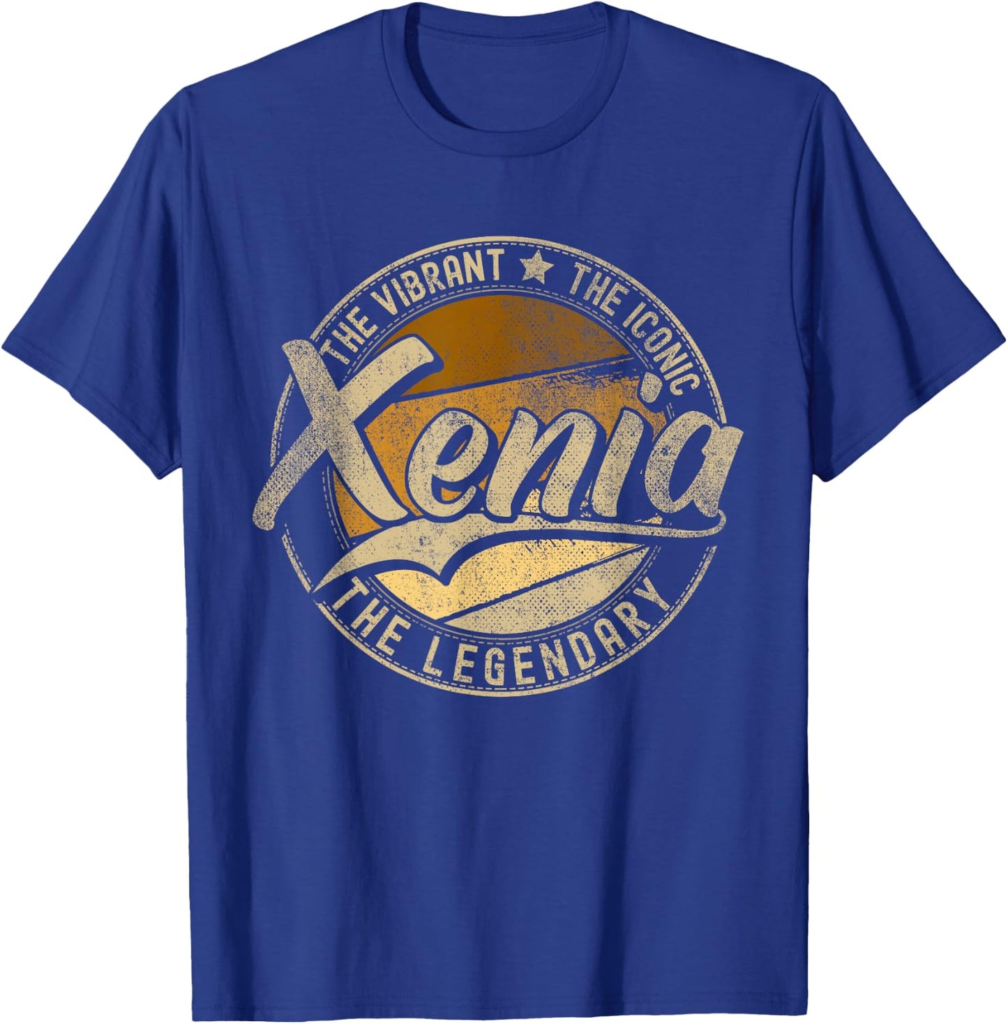 Xenia OH | Ohio | Vintage Distressed T-Shirt - T-Shirt | Royal