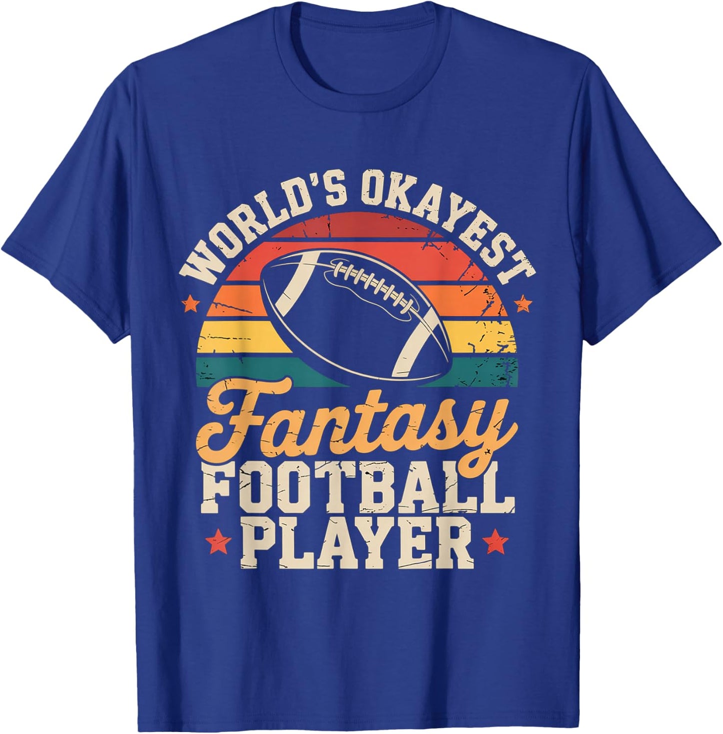 Funny Fantasy Football Player Outfit - Fantasy Football T-Shirt - T-Shirt | Royal