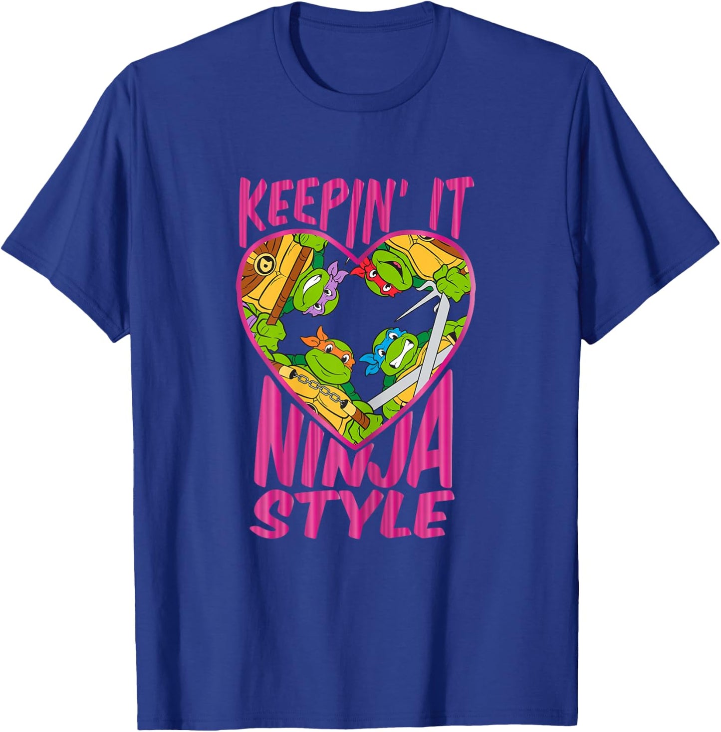 Teenage Mutant Ninja Turtles Keepin' It Ninja Style T-Shirt - T-Shirt | Royal