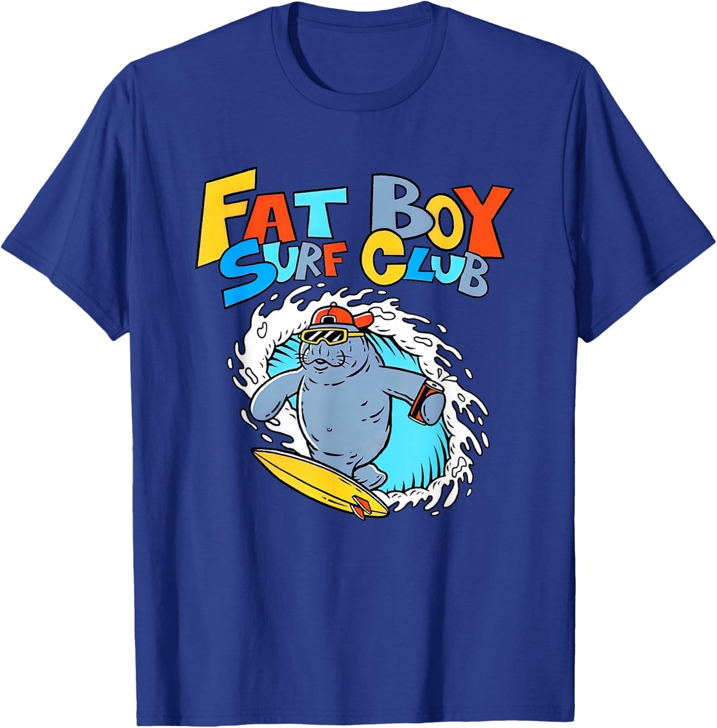 Fat Boy Surf Club T-Shirt - T-Shirt | Royal