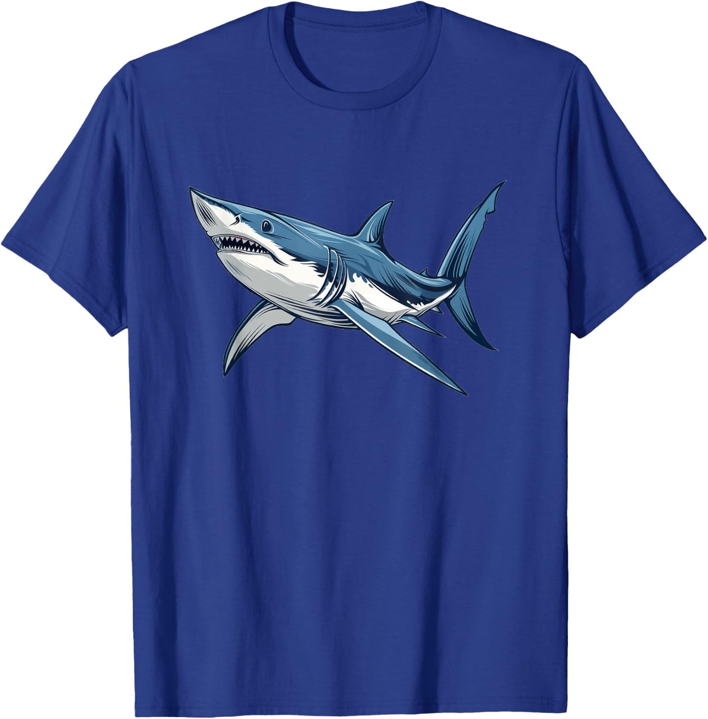Mako Shark Retro T-Shirt - T-Shirt | Royal