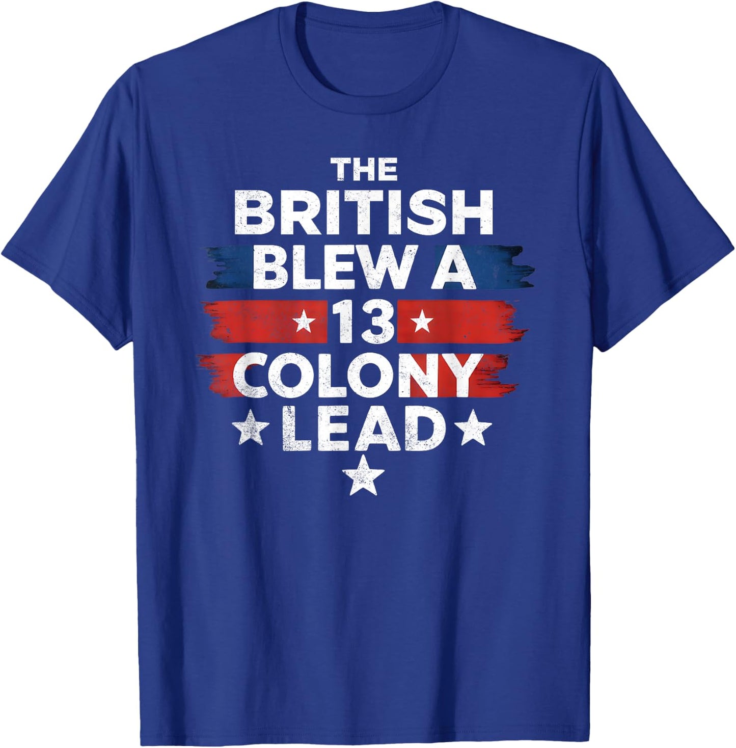 The British Blew A 13 Colony Lead T-Shirt - T-Shirt | Royal