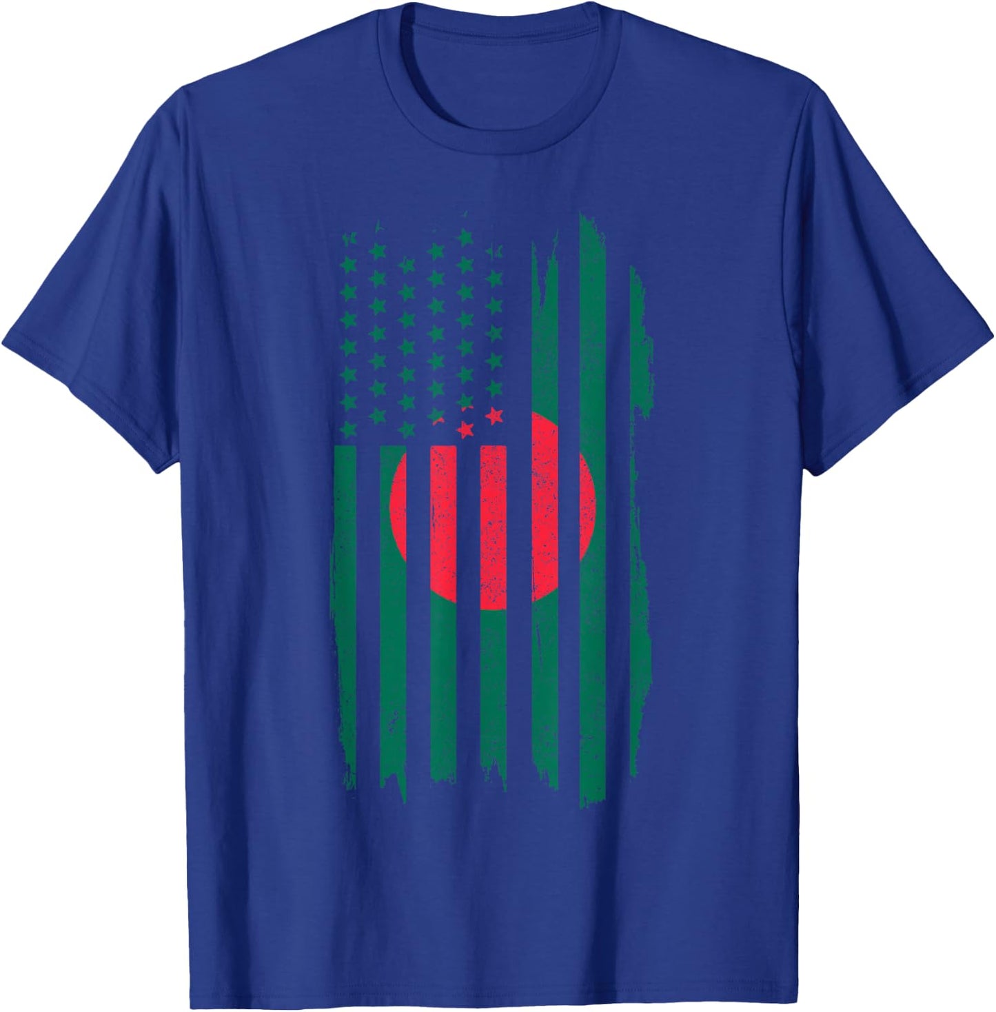 Bangladesh Pride Bangladeshi American Flag Roots Heritage T-Shirt - T-Shirt | Royal