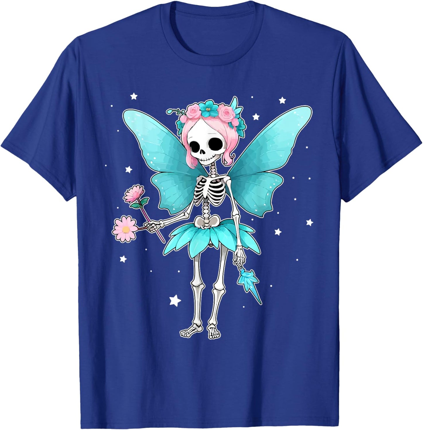 Fairy Skeleton Enchanted Gothic T-Shirt - T-Shirt | Royal
