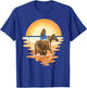 Girl rides in the sunset horse horses T-Shirt - T-Shirt | Royal
