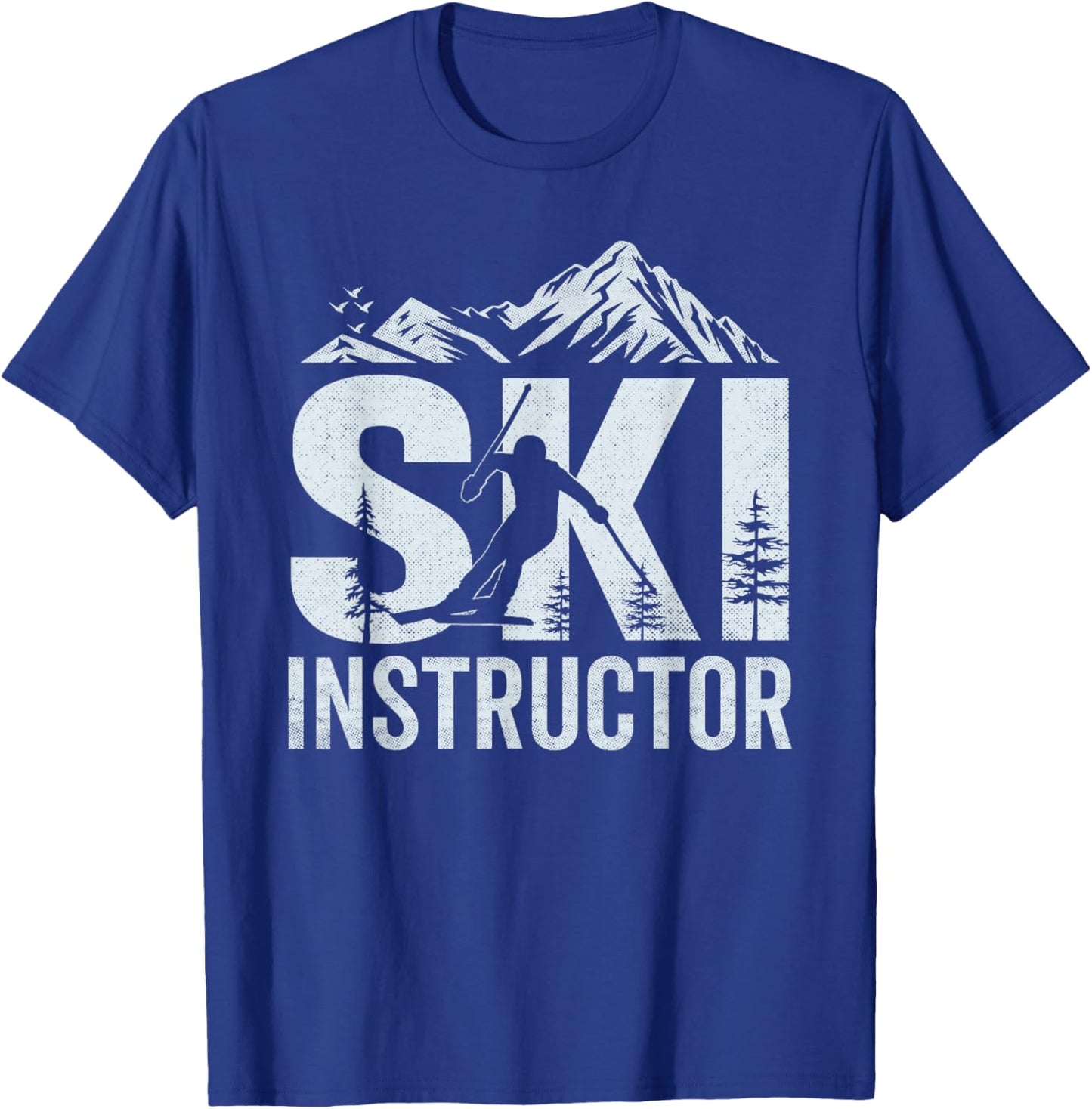 Ski instructor, ski teacher, professional skier T-Shirt - T-Shirt | Royal