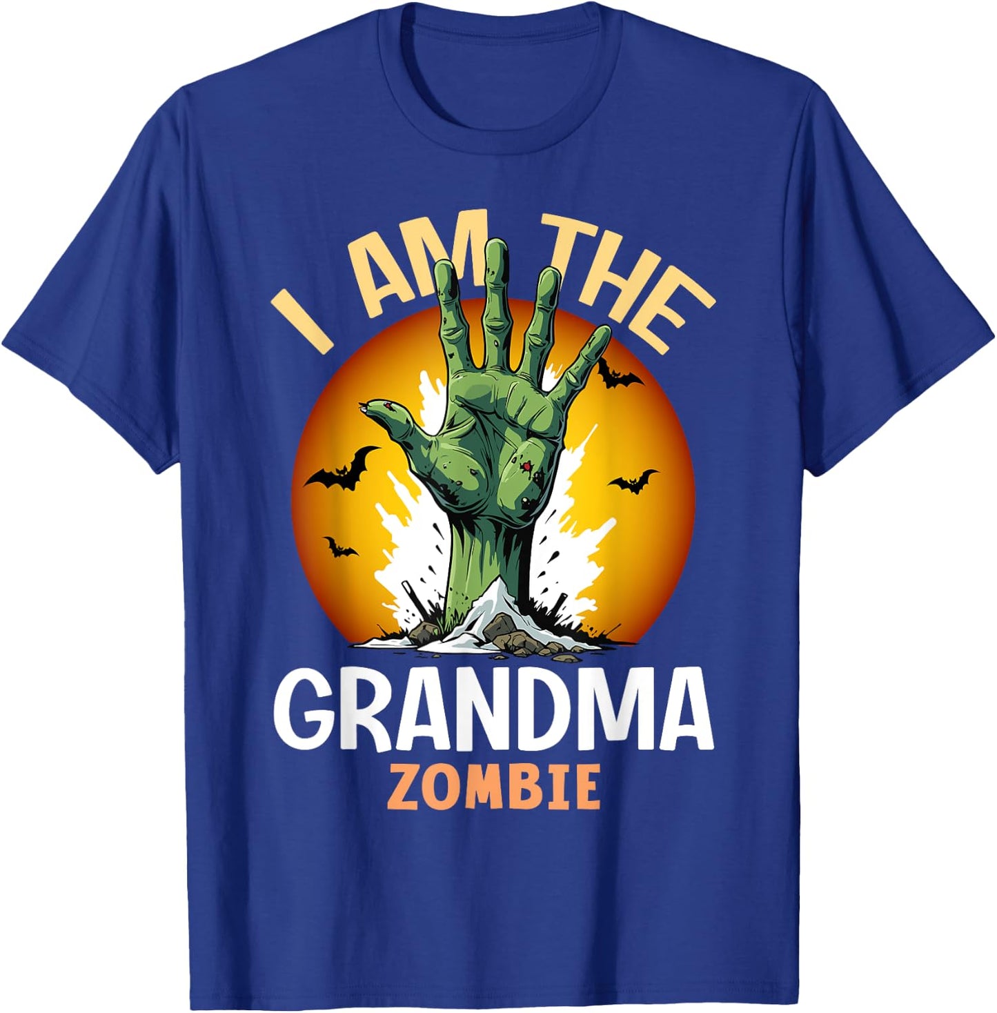 Halloween Matching Grandma Zombie Costume T-Shirt - T-Shirt | Royal