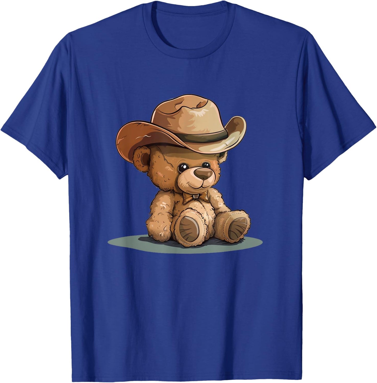 Pretty Teddy Bear Costume for Cowboy Hat Lovers T-Shirt - T-Shirt | Royal