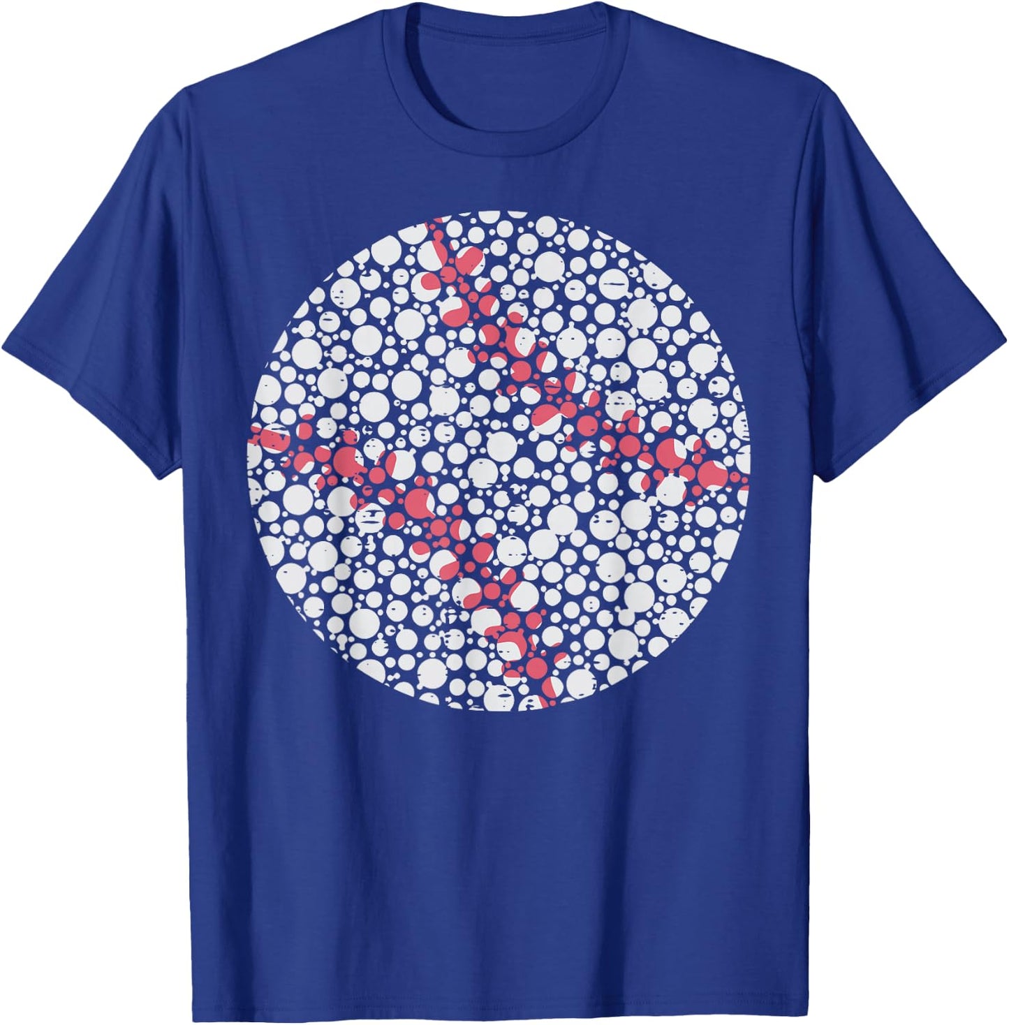 Dot Art Baseball Polka Dots Boys Kid Youth Men T-Shirt - T-Shirt | Royal