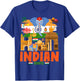 India Flag Outfit Idea for Kids & Elephant Indian Roots T-Shirt - T-Shirt | Royal