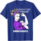 Pancreatic Cancer Warrior Unbreakable Shirt Awareness Gift T-Shirt - T-Shirt | Royal