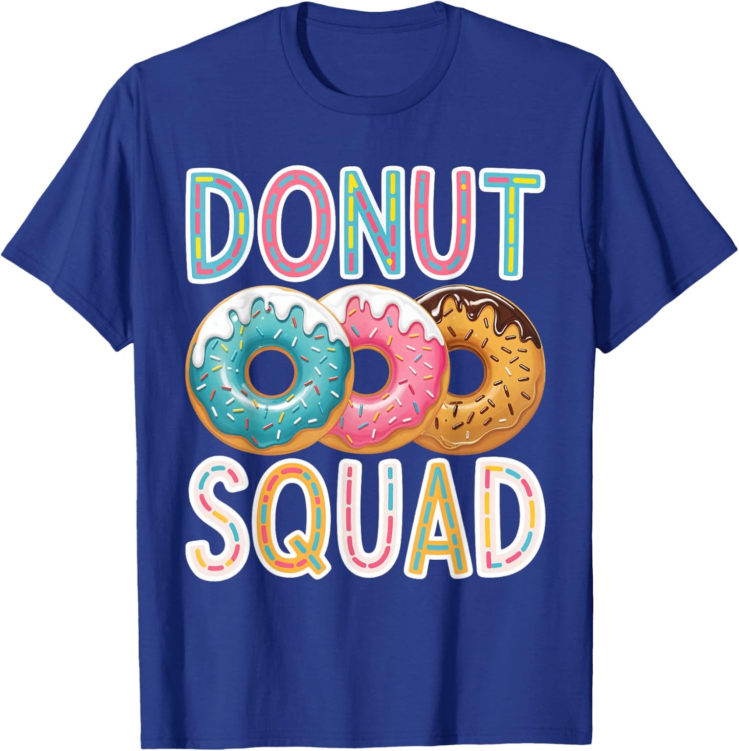 Donut Squad Shirt Doughnut Squad Kids Men Women Donut Lover T-Shirt - T-Shirt | Royal
