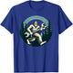 Bigfoot Plumber Pipe Wrench Funny Sasquatch Plumbing T-Shirt - T-Shirt | Royal