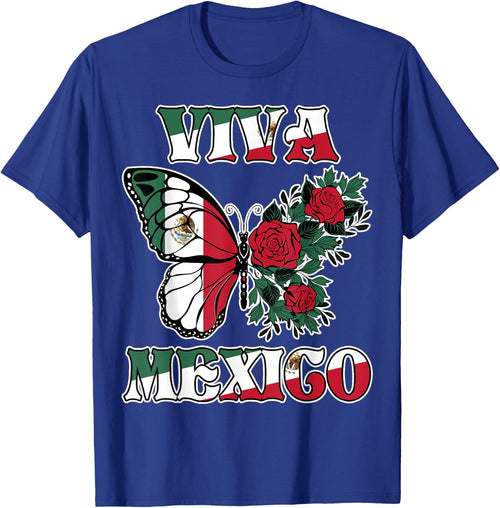 Mexican Independence Day Viva Mexico Butterfly Girls Women