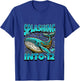 Kids Whale Splashing Into 12 Year Old 12th Birthday Boy T-Shirt - T-Shirt | Royal