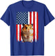 Patriotic Hamster American Flag 4th Of July Men Women T-Shirt - T-Shirt | Royal