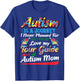 Autism Awareness Mom's Journey T-Shirt - T-Shirt | Royal