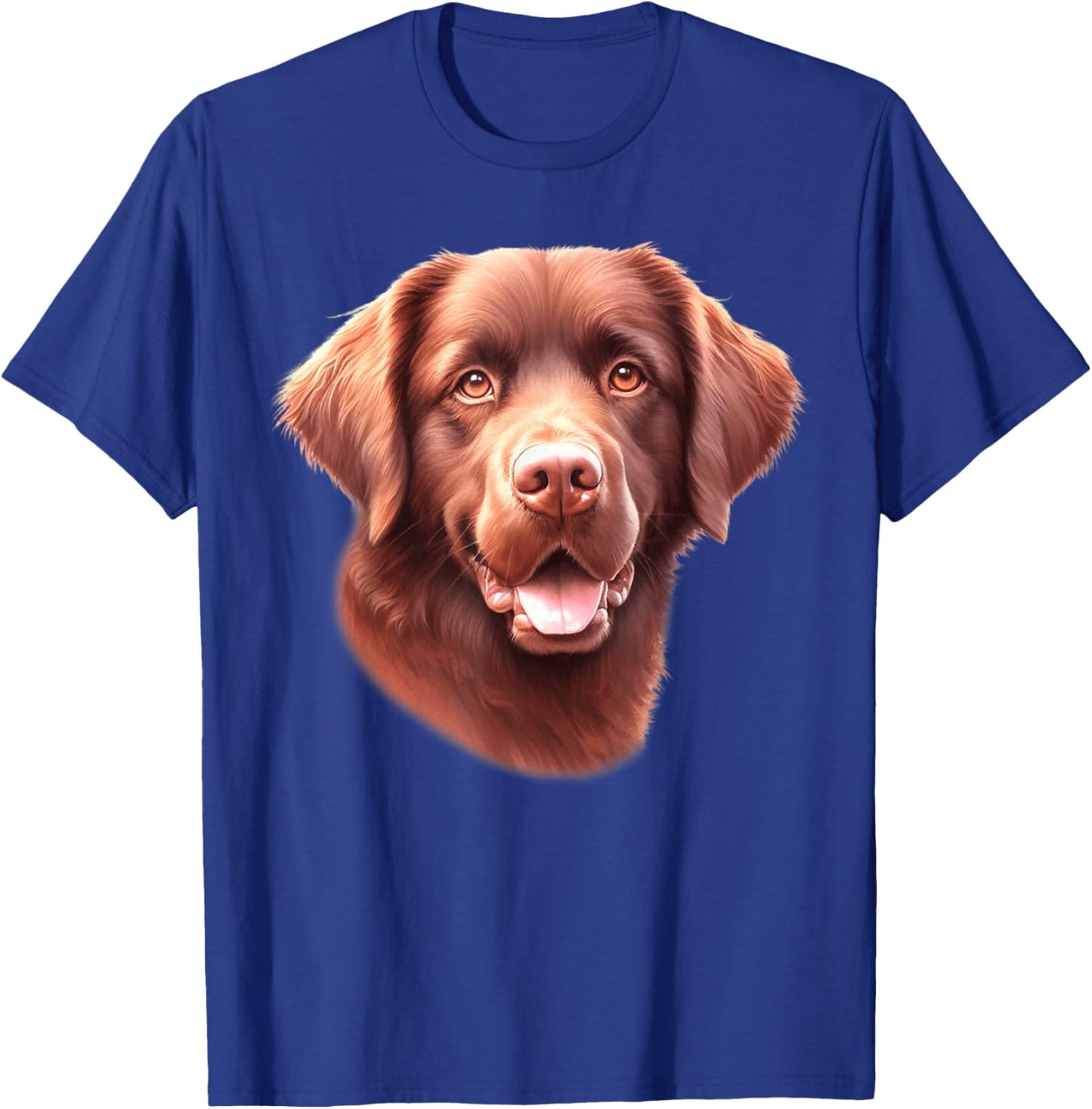 Chesapeake Bay Retriever Dog Portrait T-Shirt - T-Shirt | Royal