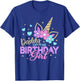 Daddy of the Birthday Princess Girl Dad Unicorn Bday Party T-Shirt - T-Shirt | Royal