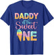 Daddy Of The Sweet One Shirt 1st Birthday Ice Cream Lovers T-Shirt - T-Shirt | Royal