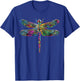 Dragonfly Flying Insects Colorful Wings Cute Dragonflies T-Shirt - T-Shirt | Royal