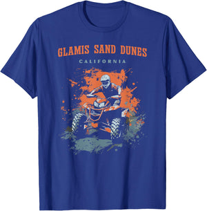 Glamis Sand Dunes California ATV UTV OHV Quad Offroad T-Shirt - T-Shirt | Royal