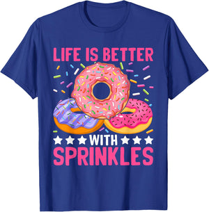 Life Is Better With Sprinkles T-Shirt - T-Shirt | Royal