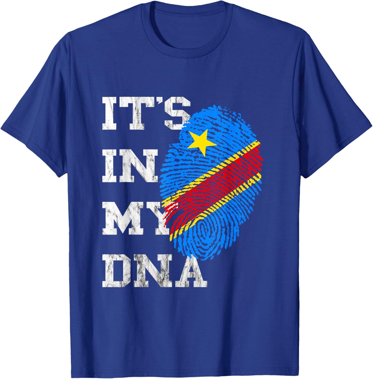 Coole Afrika Kongo Flagge Kongolese DNA Congo T-Shirt - T-Shirt | Royal