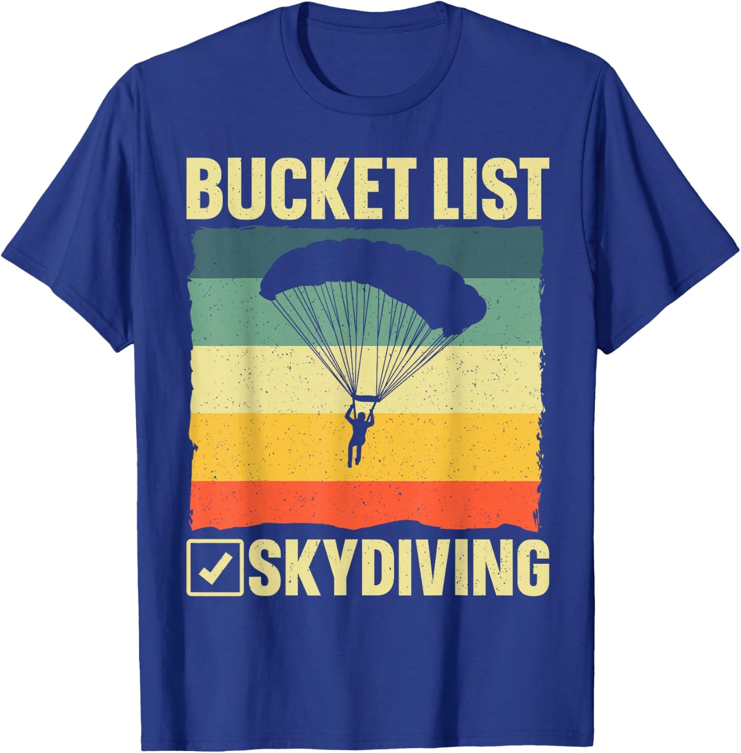 Funny Skydiving Art Women Skydiver Sky Diving Lover T-Shirt - T-Shirt | Royal