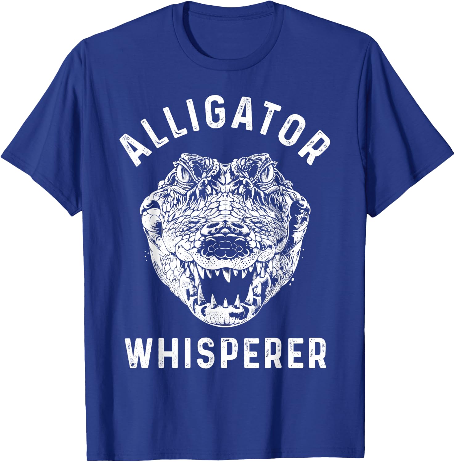 Alligator Whisperer Florida Everglades Reptile Lover Funny T-Shirt - T-Shirt | Royal