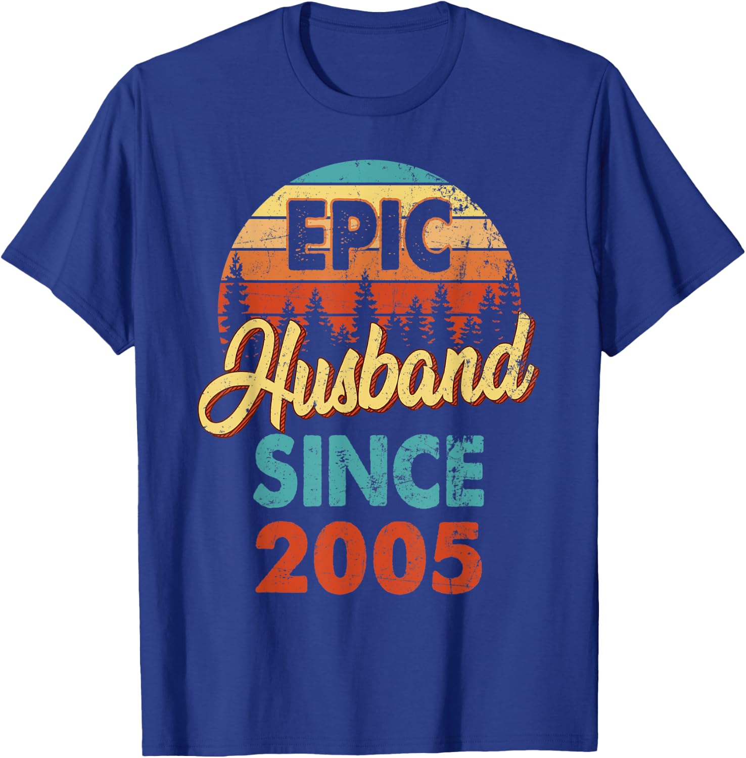 Epic Husband Since 2005 17 Years Wedding Anniversary T-Shirt - T-Shirt | Royal