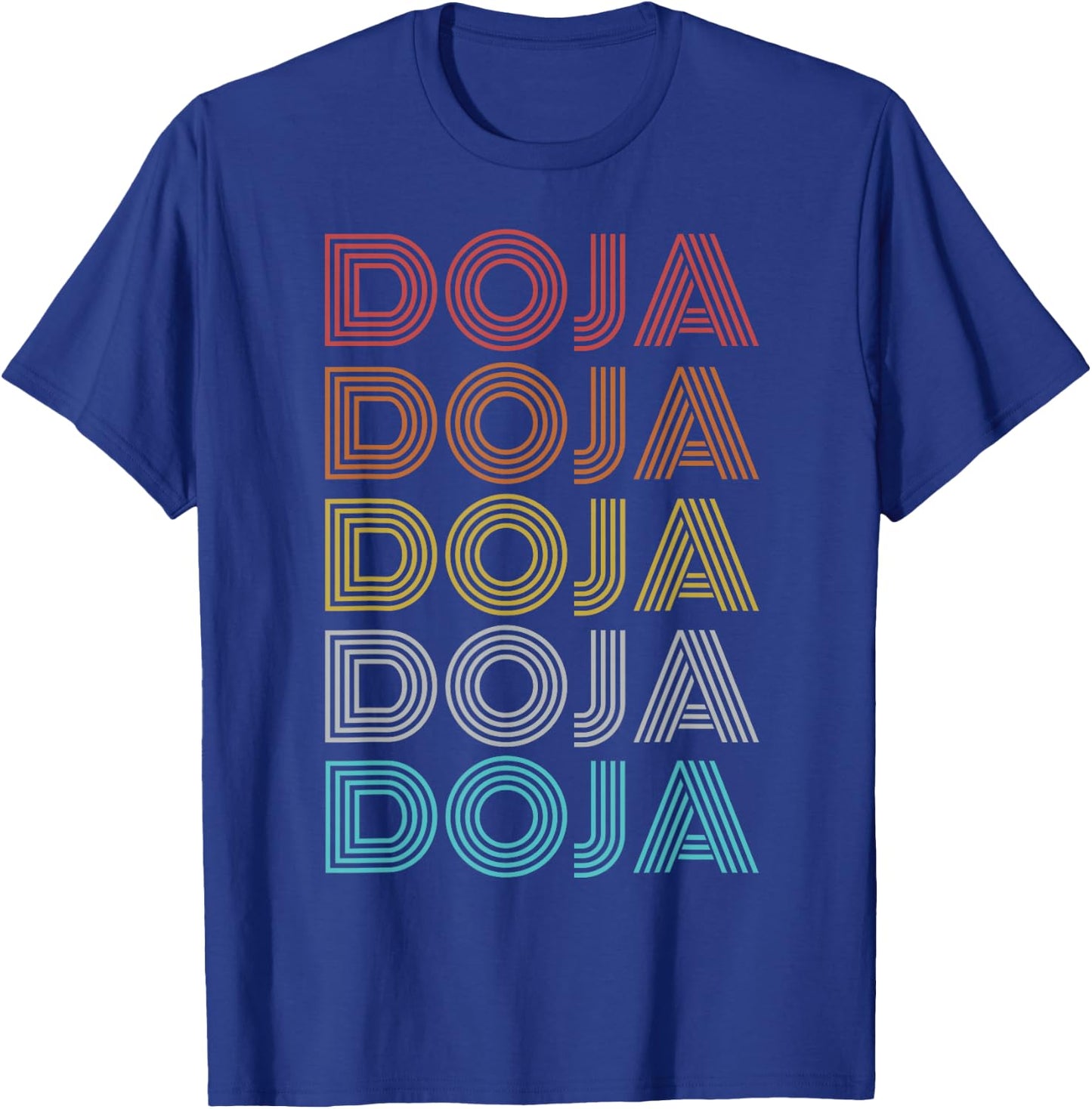 Doja Shirt Vintage Retro Apparel -Adult Retro Black Small Short Sleeve T-Shirt - T-Shirt | Royal