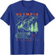 Olympia Washington Cool Travel Souvenir Rustic Olympia T-Shirt - T-Shirt | Royal