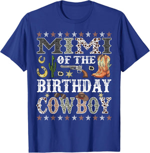 Mimi Of The Birthday Cowboy Rodeo Mimi T-Shirt - T-Shirt | Royal