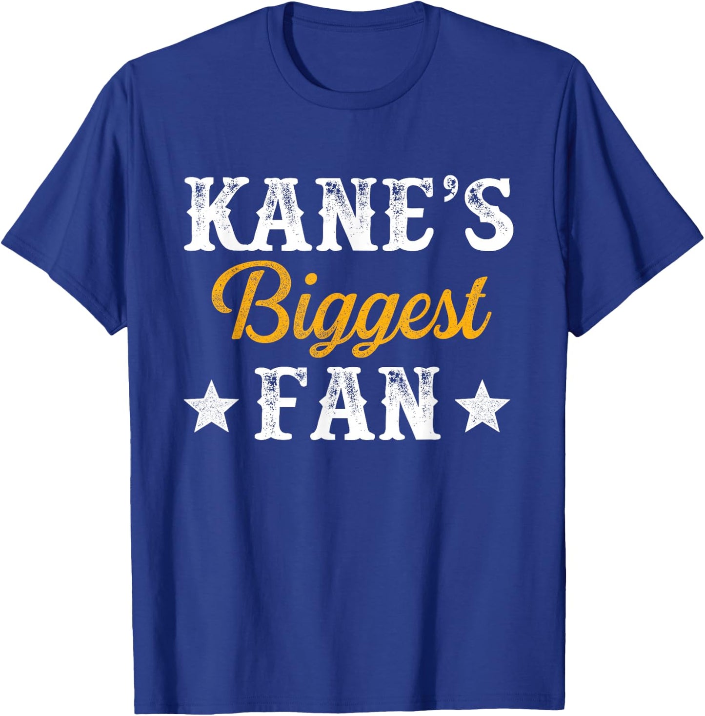 Kane's Biggest Fan Country Music Concert T-Shirt - T-Shirt | Royal