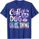 Coffee Dogs Crime Shows Funny Coffee Dog Lovers Tie Dye T-Shirt - T-Shirt | Royal