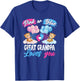 Bears Pink Or Blue Great Grandpa Loves You Gender Reveal T-Shirt - T-Shirt | Royal