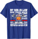 My Son-In-Law Has Your Back Proud Firefighter Mother-In-Law T-Shirt - T-Shirt | Royal
