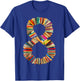 Fun 8th Birthday Books Themed 8 Years Old Boys Kids Girls T-Shirt - T-Shirt | Royal