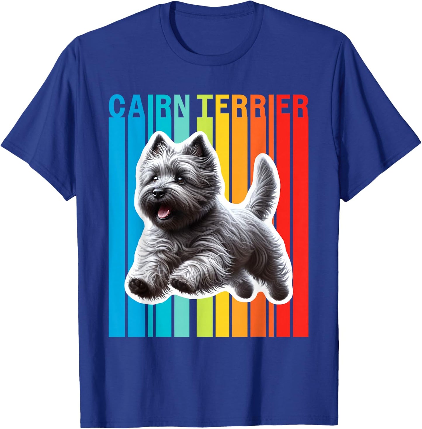 Colorful Cairn Terrier T-Shirt - T-Shirt | Royal