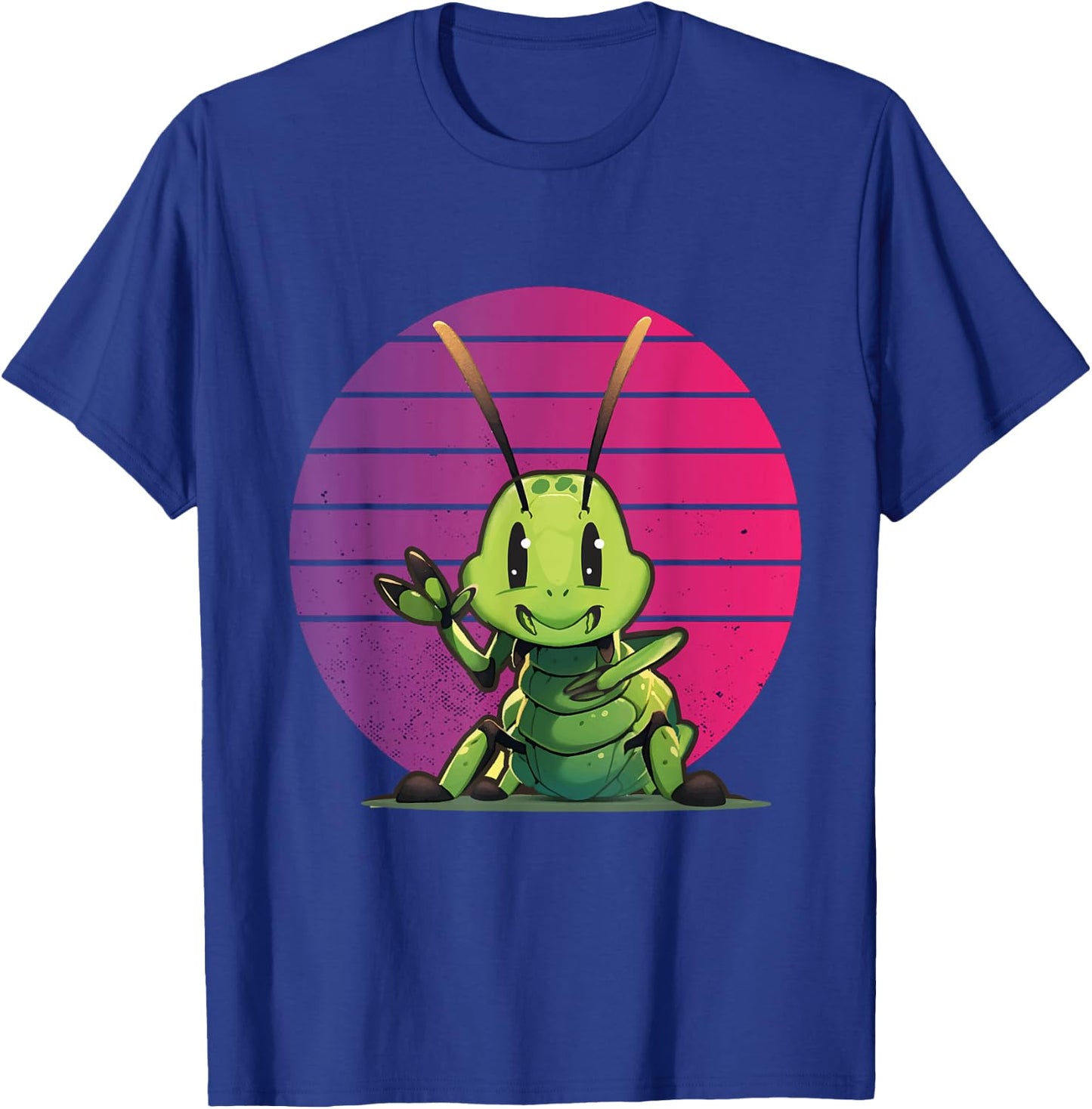 Peace Love Cricket Insects Peace Hand Bug Insect Nature T-Shirt - T-Shirt | Royal
