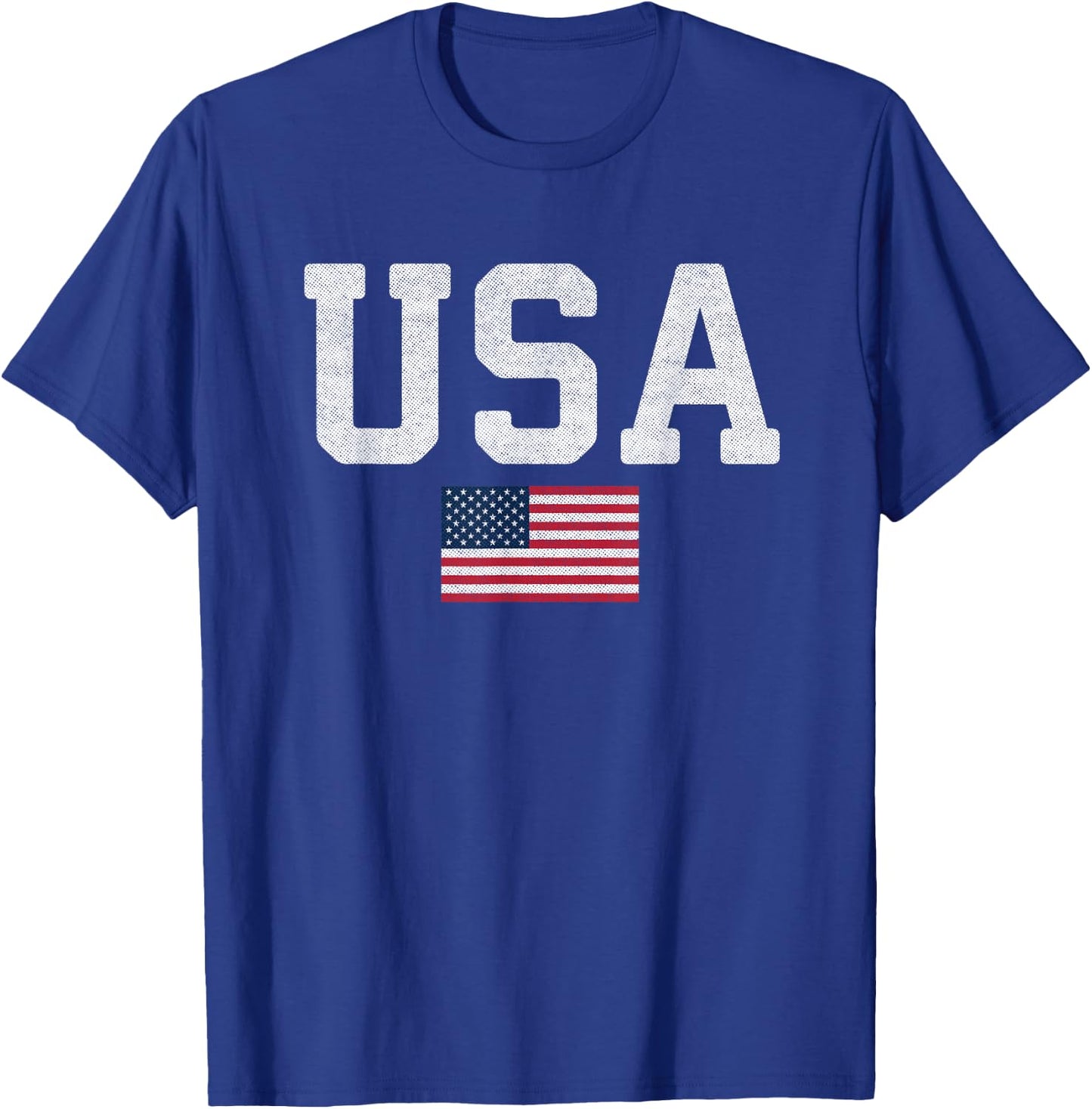 USA Patriotic American Flag 4th Of July Independence Day T-Shirt - T-Shirt | Royal