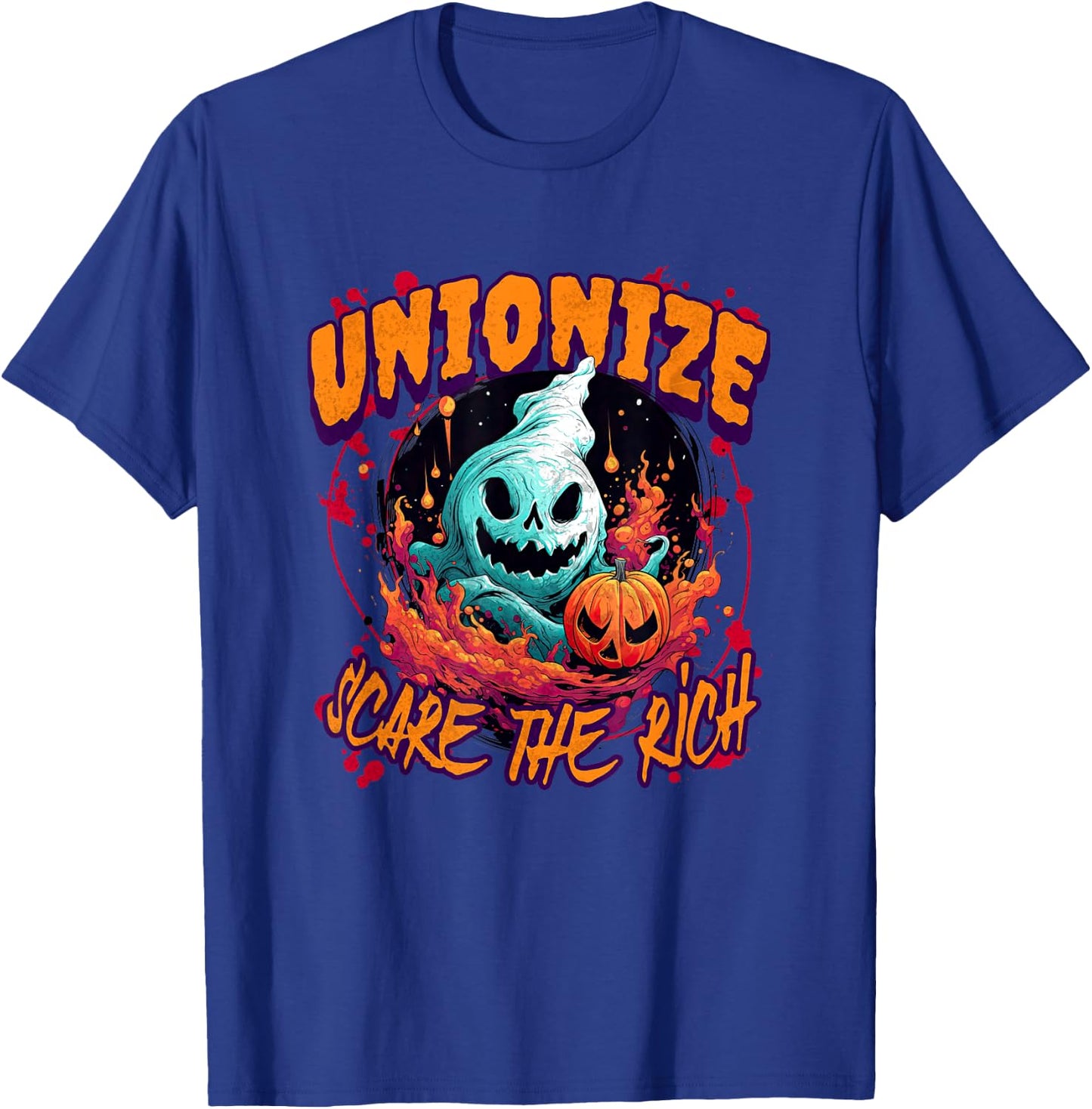 Unionize Halloween, Spooky Pro Union, For Union Member T-Shirt - T-Shirt | Royal