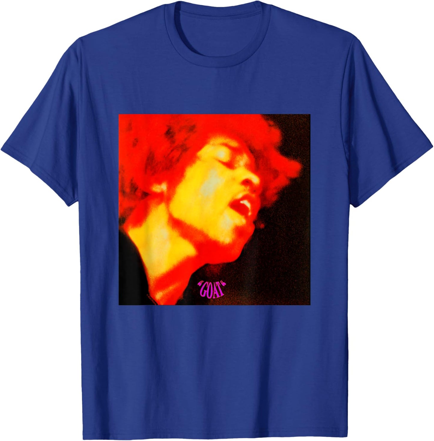 Karl Ferris Jimi Hendrix Electric Ladyland Cover Art GOAT T-Shirt - T-Shirt | Royal
