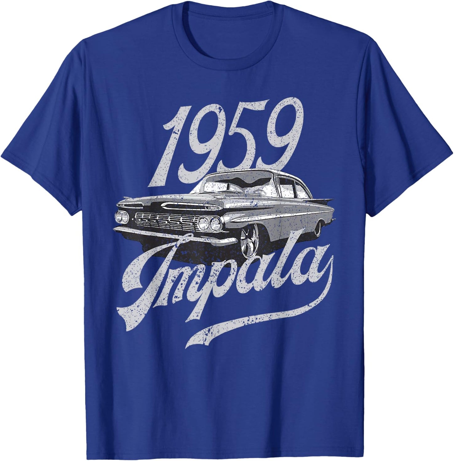 1959 59 Impala Lowrider Ss Chevys T-Shirt - T-Shirt | Royal